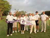 泰国千里会<br />三輪さんの送別ゴルフ会　ユニホ－ム着用でプレー